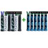 ALIEN PROS 12 Pack Sailor Mix & Blue Waves Tennis Racket Grip Tape  Tac Moisture Feel Tennis Grip  Wrap Your Racquet for High Performance view 1