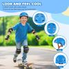WHALEZON Kids Bike Helmet Ages 3-5-8-14, CPSC ASTM CPSIA Certified Toddler Helmet-Boys Blue view 2