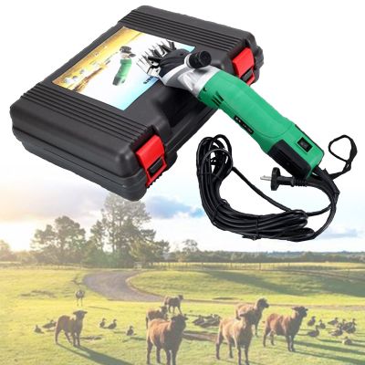 XYEJL 900W Electric Sheep Goat Shearing Machine Shearing Clipper Wool Scissor Electric Shears 6 Speed Adjustable for Horse/Cattle/Camel/Pachyderm,Green-220V