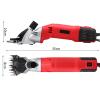 XYEJL 900W Electric Sheep Goat Shearing Machine Shearing Clipper Wool Scissor Electric Shears 6 Speed Adjustable for Horse/Cattle/Camel/Pachyderm,Green-220V view 3