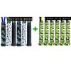 ALIEN PROS 12 Pack Sailor Mix & Neon Tiger Tennis Racket Grip Tape  Tac Moisture Feel Tennis Grip  Wrap Your Racquet for High Performance view 1