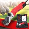 XYEJL 900W Goat Clipper Sheep Shears Electric Goat Shears Pet Grooming Shears Animal Shears Animal Hair Grooming Wool Supplies Livestock 6 Gears Speed,Red-220V view 1