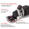 XYEJL 690W Electric Wool Shears, Sheep Clipper Tool Sheep Shears Shearing Machine, 6 Gears Speed for Horse/Cattle/Camel/Pachyderm,Yellow-110V view 4
