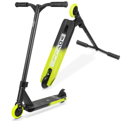 VOKUL Complete Pro Scooter for Kids Boys Girls Teens Up 6 Years - Freestyle Tricks Pro Stunt Scooter (Green)