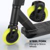 VOKUL Complete Pro Scooter for Kids Boys Girls Teens Up 6 Years - Freestyle Tricks Pro Stunt Scooter (Green) view 2