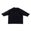 Roxy Girl's Whole Hearted Short Sleeve Rashguard (Toddler/Little Kids/Big Kids) Anthracite 4 Little Kid view 2