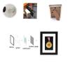 Medal Display Case- Wooden Medal Display Frame, 6" x 8" Photo Frame Medal Medal Display for Military Medal Display, Marathon, Swimming, Football, Case for Medals for Sports Medal Display(Black) view 4