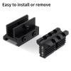 FOCUHUNTER Adjustable Height Lockdown Series Picatinny Riser Mount with Quick Release, 1.57" L|3 Slots, Raise 0.9-1.2inches, Scalloped Picatinny Slots for Scopes, Red Dots, Optics view 4