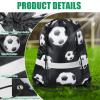 Saintrygo 12 Pcs String Bags Drawstring Back Sack with Reflective Stripe String Bags for Yoga Dance Swimming (Soccer) view 3