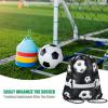 Saintrygo 12 Pcs String Bags Drawstring Back Sack with Reflective Stripe String Bags for Yoga Dance Swimming (Soccer) view 4