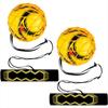 Civaner 2 Pcs Soccer Kick Trainer Equipment Solo Football Juggling Practice with Adjustable Cord and Waistband Improve Ball Control, Passing and Shooting for Kids Adults Fits Ball Size 3, 4, 5(Yellow) view 1