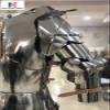 Nautical-Mart Milanese Half Suit of Armor, Medieval Armour Suit end of 15th to The Beginning of 16th Century Costume, silver view 4