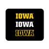 Mouse Pad, Fabric, The University of Iowa Standard/Mascot Repeat view 3