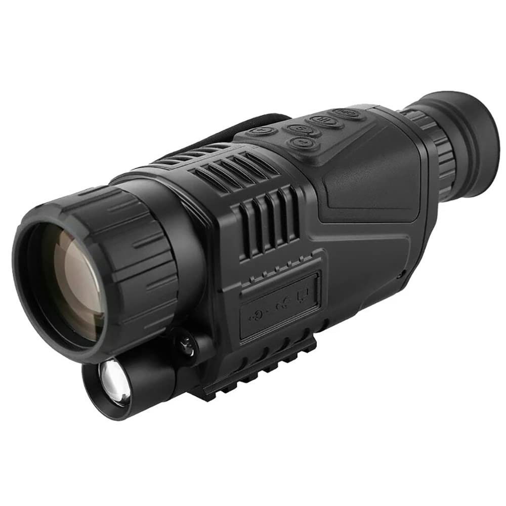 YINHA Digital Infrared Night Vision Monocular, Take Photo & Video from 200m/656ft in Total Darkness, 8X Digital and 5X Optical Zoom, for Night Watching Or Observation