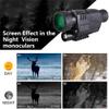 YINHA Digital Infrared Night Vision Monocular, Take Photo & Video from 200m/656ft in Total Darkness, 8X Digital and 5X Optical Zoom, for Night Watching Or Observation view 4