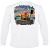 Dive Bar T-Shirt: Mens UV Long Sleeve Protection Shirt - White - L view 1