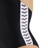 ARENA Feel Women's Icons Solid Swimsuit Racer Back Comfortable Stretchy One Piece Swimwear Stylish Pool Ladies Bathing Suit, Black, US Size 30 view 2