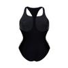 ARENA Feel Women's Icons Solid Swimsuit Racer Back Comfortable Stretchy One Piece Swimwear Stylish Pool Ladies Bathing Suit, Black, US Size 30 view 3