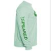 Spearfishing UV Sun Shirt: UPF 50+ Men's Long Sleeve Mens Rash Guard for Scuba Diving, Fishing: Hogfish Camo - Sea Green - 3XL view 3