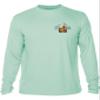 Dive Bar T-Shirt: Mens UV Long Sleeve Protection Shirt - Sea Green - M view 2