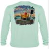 Dive Bar T-Shirt: Mens UV Long Sleeve Protection Shirt - Sea Green - 3XL view 1