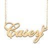 A168A Casey Custom Name Necklace Customized Personalized Plated Name Necklace for Mother Daughter Christmas New Year Gold view 1