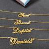 A168A Whitney Custom Name Necklace Customized Personalized Plated Name Necklace for Mother Daughter Christmas New Year Gold view 2