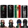 4pcs Skull Mexico Flag Face Scarf Sun Neck Gaiter for Motorcycle Riding Driving Skeleton Bandana Headwear Tube Headband view 1