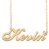 A168A Kevin Custom Name Necklace Customized Personalized Plated Name Necklace for Mother Daughter Christmas New Year Gold view 1