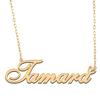 A168A Tamara Custom Name Necklace Customized Personalized Plated Name Necklace for Mother Daughter Christmas New Year Gold view 1