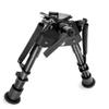 6-9 Inch Tactical Swivel Bipod Foldable Notched Legs Pivot Tilt with S Lock Lever (Carbon Fiber) view 2