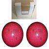 BuyBocceBalls - EPCO Duckpin Bowling Balls - - (4 3/4 inch- 3lbs. 10 oz.) Pack of 2 - Neon Speckled - Magenta - Made in USA view 1
