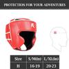 Kruzak Unisex Boxing Headgears - MMA Training, Adjustable Padded, Kara,Muay Thai Headgear, Kickboxing, Sparring, Martial Arts, Karate, Taekwondo MMA Body Equipment - Red - Large/X-Large view 4