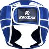 Kruzak Unisex Boxing Headgears - MMA Training, Adjustable Padded, Kara,Muay Thai Headgear, Kickboxing, Sparring, Martial Arts, Karate, Taekwondo MMA Body Equipment - Blue - Small/Medium view 2