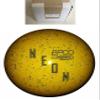 BuyBocceBalls - EPCO Duckpin Bowling Balls - - (4 3/4 inch- 3lbs. 10 oz.) Single - Neon Speckled - Yellow - Made in USA view 1