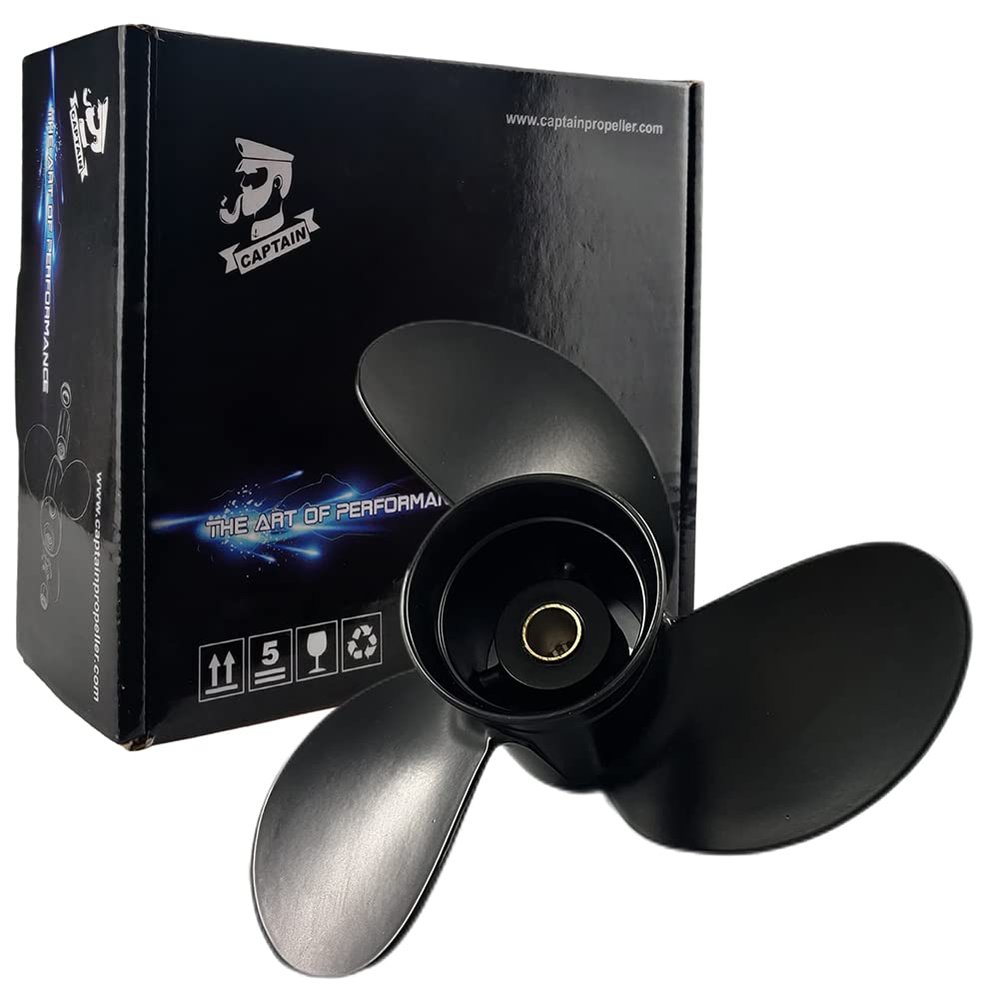 Boatman Boat Propeller fit Tohatsu Motor 8/9.8 HP,Outboard Propeller fit Tohatsu 2/4-stroke Engine(8.9x10)