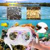 Kids Snorkeling Set with Fins Anti Leak Snorkeling Gear for Kids with Adjustable Flippers, Youth Junior Full Dry Snorkel Set Swimming Goggles with Nose Cover Diving Mask Scuba with Bag, 5-14 Yrs view 4