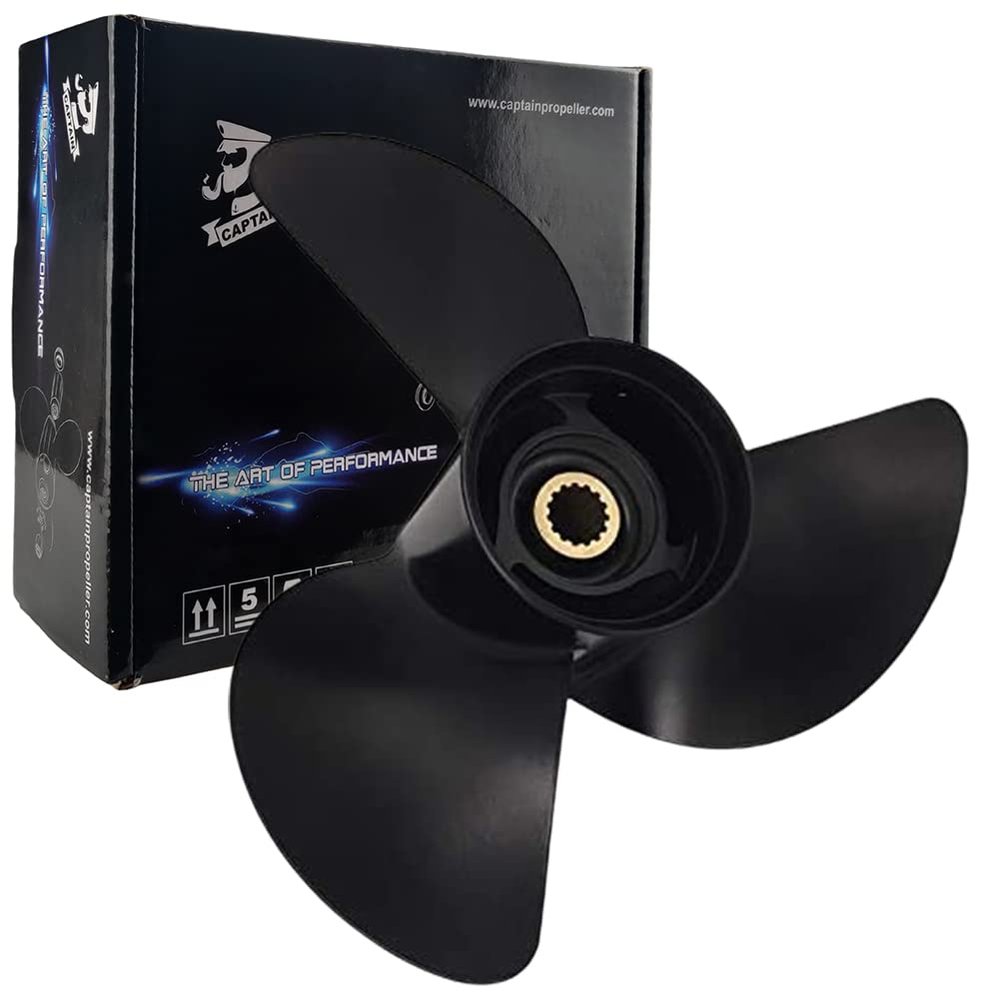 Boatman Aluminum Outboard Boat Propeller fit Tohatsu Engines 60-140HP,15 Spline Tooth, RH-14x11