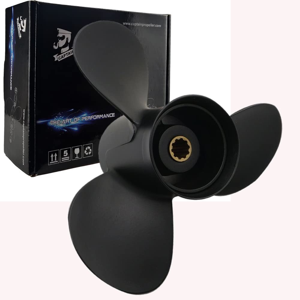 Boatman Boat Propeller Replacement fit Tohatsu Nissan 25/30 HP (4-Stroke)/MFS&NSF25/3010 Spline Tooth(9.9x10)