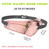 Running Belt, Waterproof Hydration Belt with Water Bottle Holder Hiking Walking Waist Pack Reflective Adjustable Fanny Pack Compatible for Phone Waistband Outdoor view 2