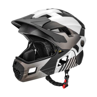 ROCKBROS Kids Bike Helmet Adjustable Detachable Full Face Bike Helmet for Children Bicycle, Skateboard, Scooter, Protective Gear