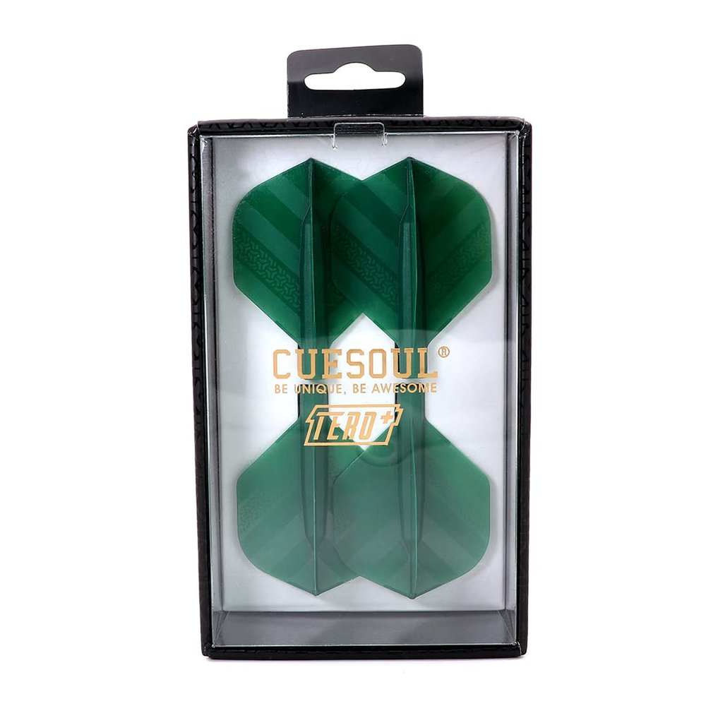 CUESOUL TERO Plus New Double Direction Telescopic and Rotating Dart Flights System-AK4P Dart Flights Green