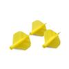 CUESOUL TERO Plus New Double Direction Telescopic and Rotating Dart Flights System-AK4P Dart Flights Yellow view 3