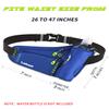 Running Belt, Waterproof Hydration Belt with Water Bottle Holder Hiking Walking Waist Pack Reflective Adjustable Fanny Pack Compatible for Phone Waistband Outdoor view 2
