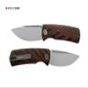 Petrified fish PFP01X Beluga,2.99" 14C28N Sand blasting Blade,95.6g G10 Hande Front Flipper Liner lock Folding knife (Orange Gmascus, Sand blasting) view 4