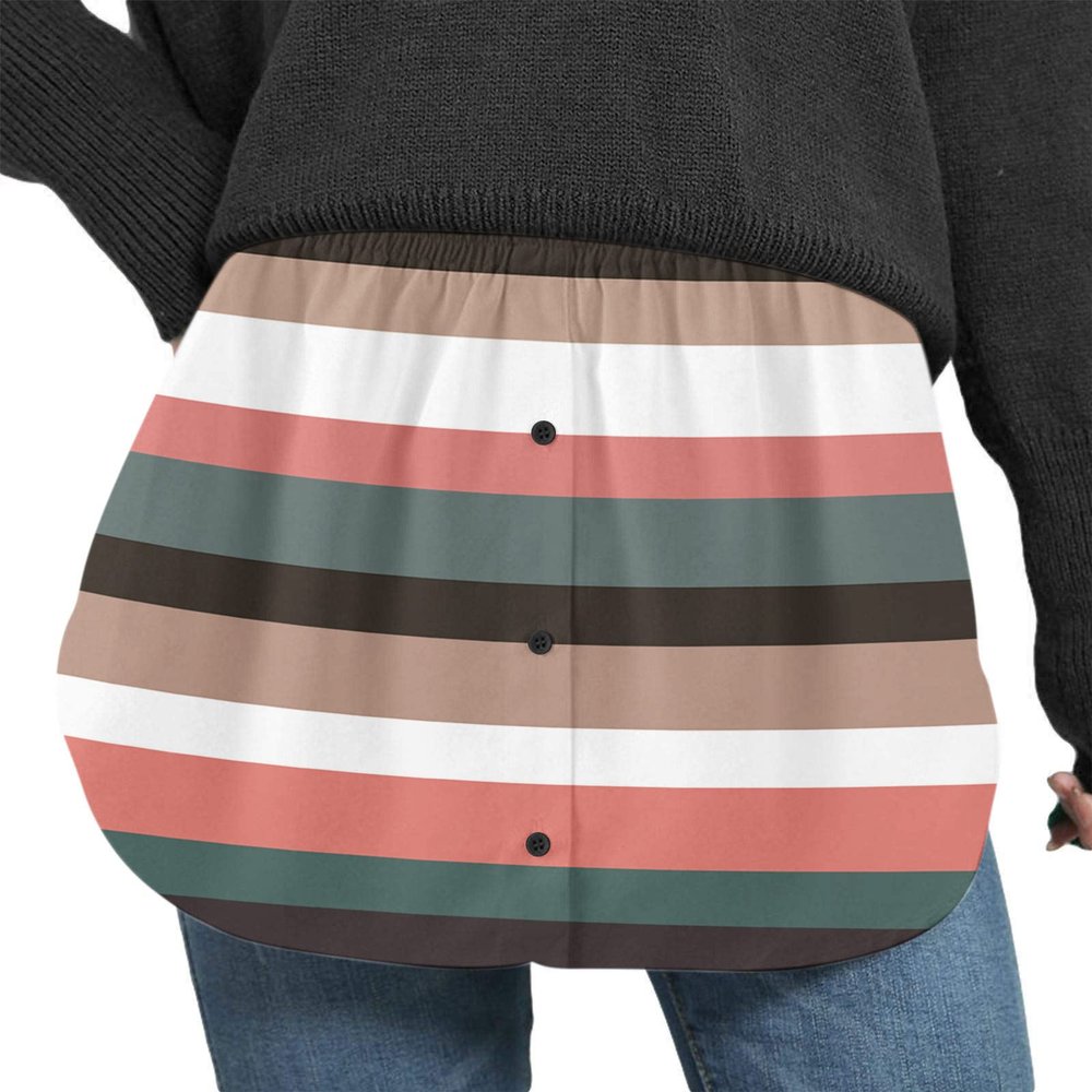 Adjustable Layering Fake Top for Women Lower Sweep T-Shirts Sweaters Extender Mini Skirt Slips Versatile Fake Hem