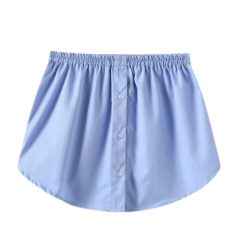 Adjustable Layering Fake Top for Womens Lower Sweep T-Shirts Sweaters Extender Mini Skirt Slips Versatile Fake Hem