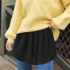 Adjustable Layering Fake Top for Women Lower Sweep T-Shirts Sweaters Extender Mini Skirt Slips Versatile Fake Hem view 2