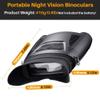 Digital Infrared Night Vision Binoculars, 300m/984ft Night Vision Range, Take Photo & Video in Darkness, for Adults Military Tactical for Hunting Surveillance view 4