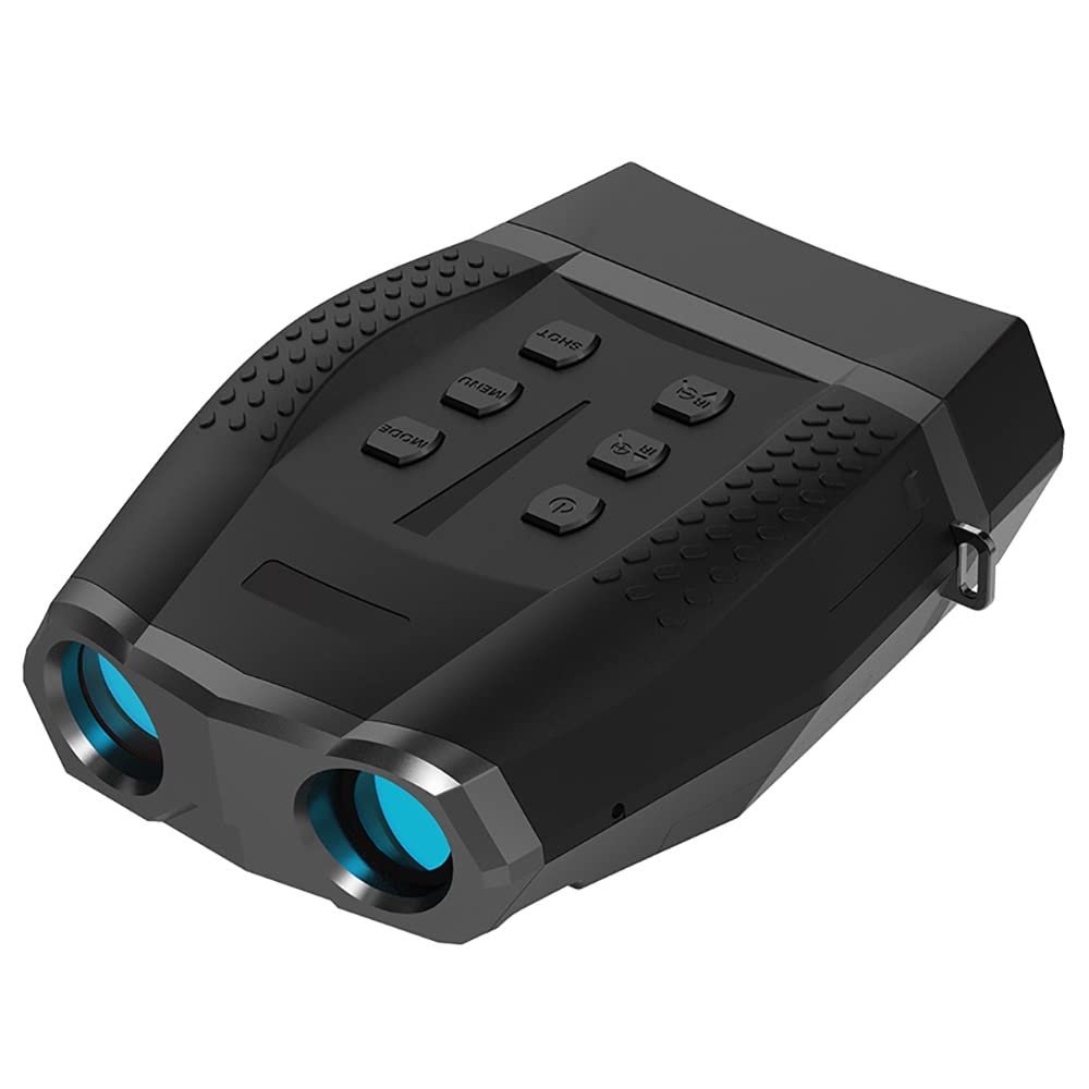 Digital Night Vision Binoculars Goggles, Take FHD Photo & 1080P Video, 400m/1312ft, 4X Digital & 6X Optical Zoom, for Darkness Military, Spy, Security, Hunting